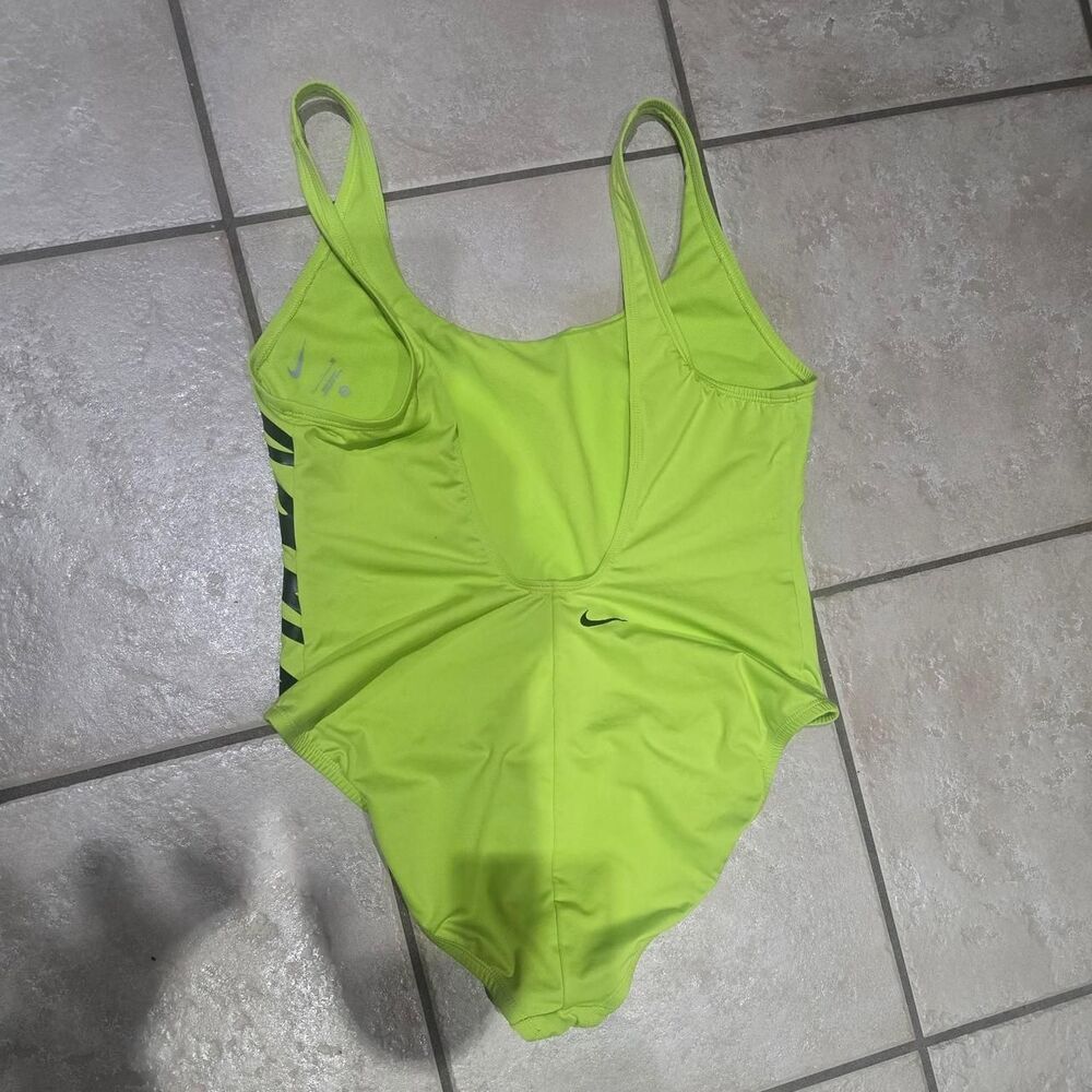 Nike Women's Green/Yellow Swimsuit-one-piece SIZE XL - Picture 3 of 5